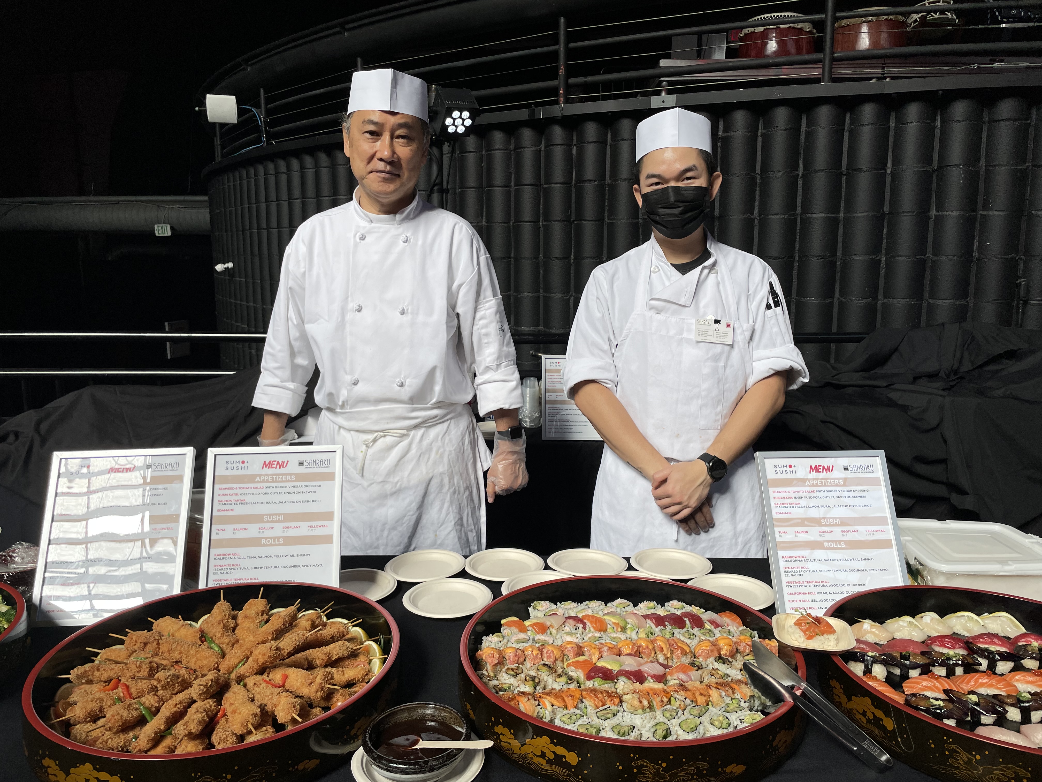 Sanraku at Sumo and Sushi Event